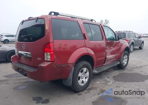 2005 Nissan Pathfinder Se from USA, damaged, VIN 5N1AR18U95C722432